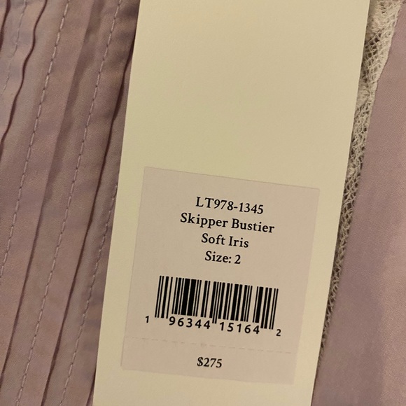 LoveShackFancy Skipper Bustier - Soft Iris - Picture 6 of 10